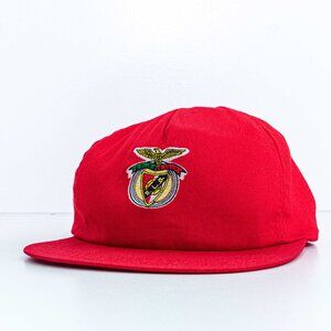 SL Benfica Olympic Snapback Hat VTG 90s Futbol Blokecore Portugal